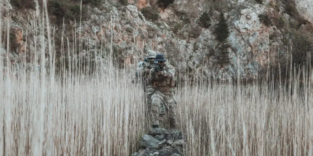 Sneaking in Tall Grass